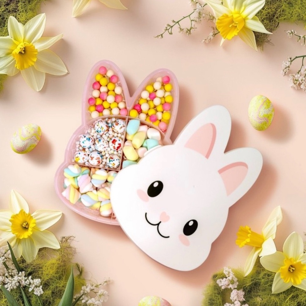 CWC Easter Bunny Snackle Plastic Storage Container - Picture 3 of 7